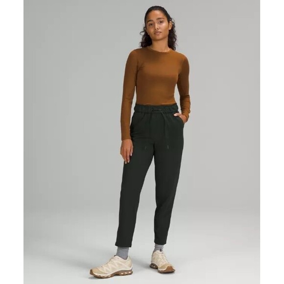 Lululemon Keep Moving Pant 7/8 High-Rise Black 10 - Picture 1 of 12